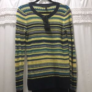 BCBG open knit sweater size S